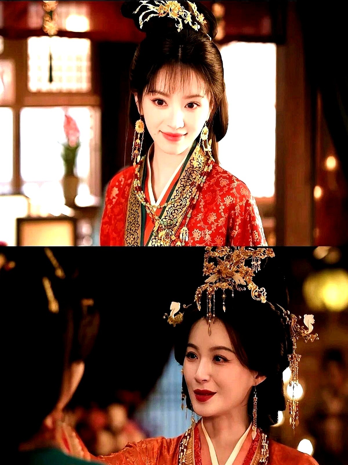 毛林林在《嫁金钗》里演妈了，角色叫周芙。脸上看不出岁月的痕迹，但那股沉稳劲儿确实没得挑。

跟她对戏的是田曦薇。一直走甜妹路线，这次憋着劲要演个反差恶女。

恶女这种人设，情绪大开大合，看着是抓人。但演这种角色，最怕旁边站着个功底厚、底盘稳的前辈。

光靠爆发力和狠劲，在人家老练的眼神和节奏面前，很