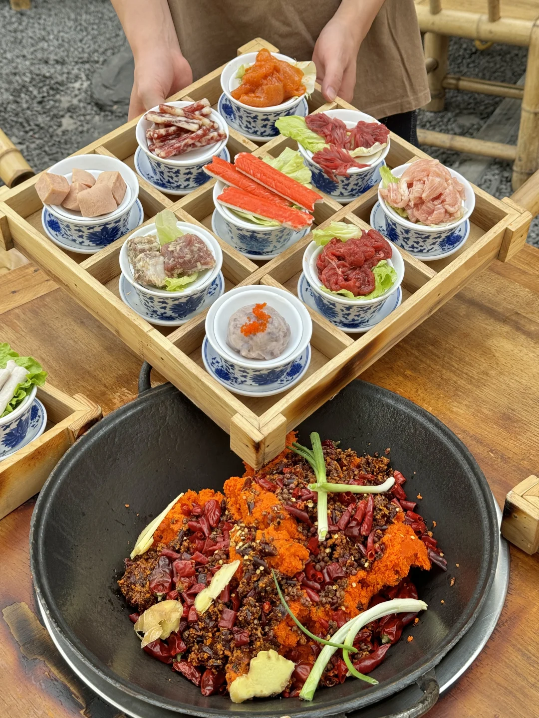 成都人带路才找到的宝藏火锅小院