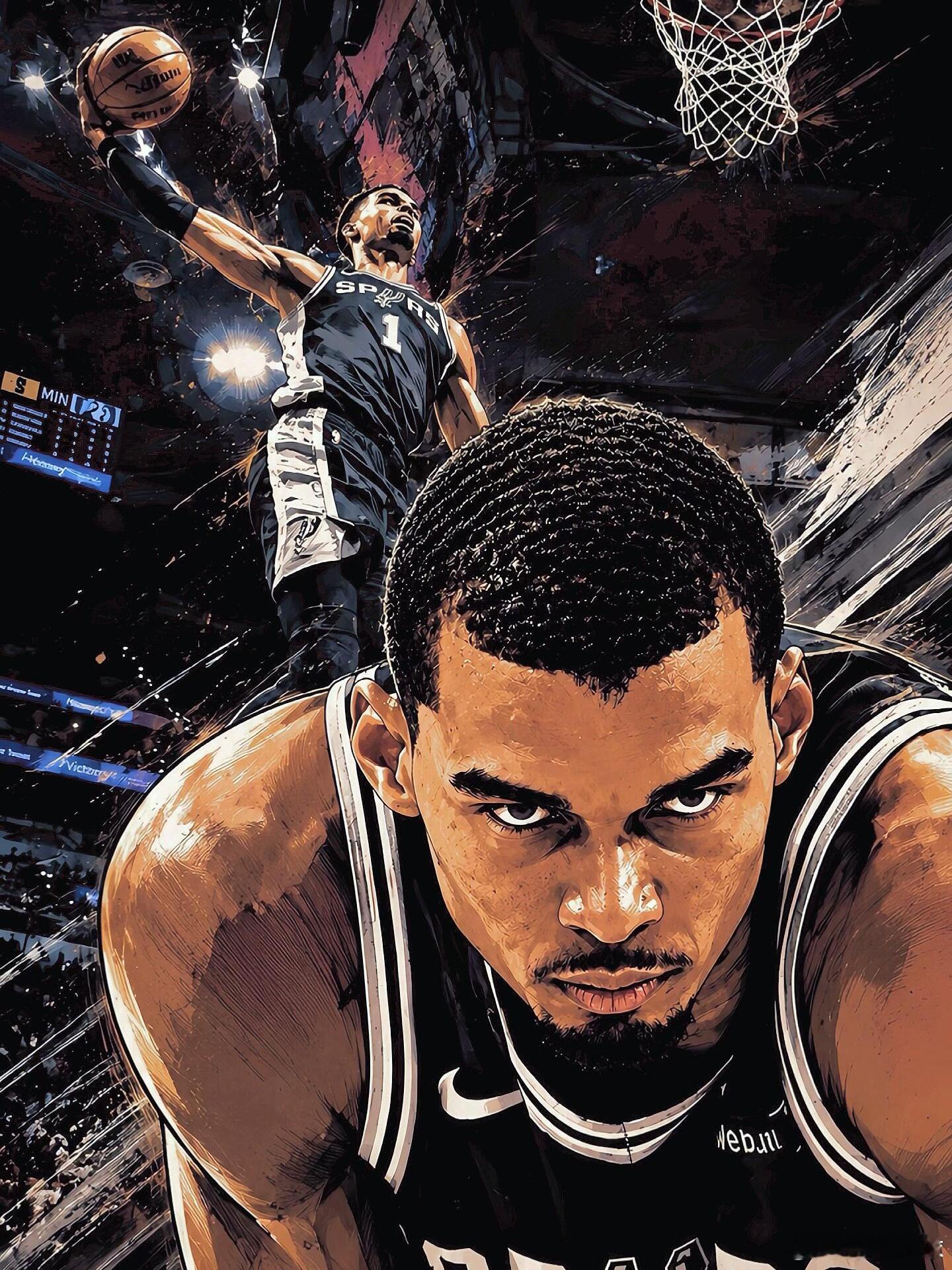 独木难支！文班亚马39分钟15中8拿26分4板3助！5月23日NBA季...