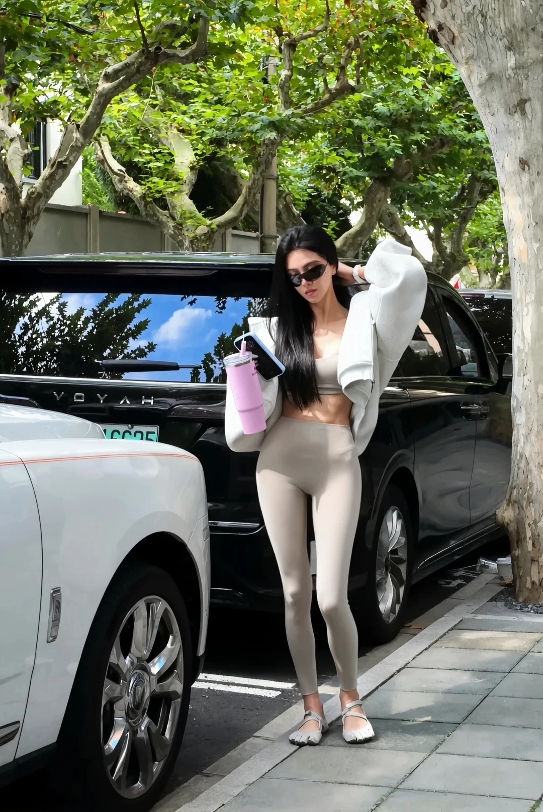 On the way to Pilates
