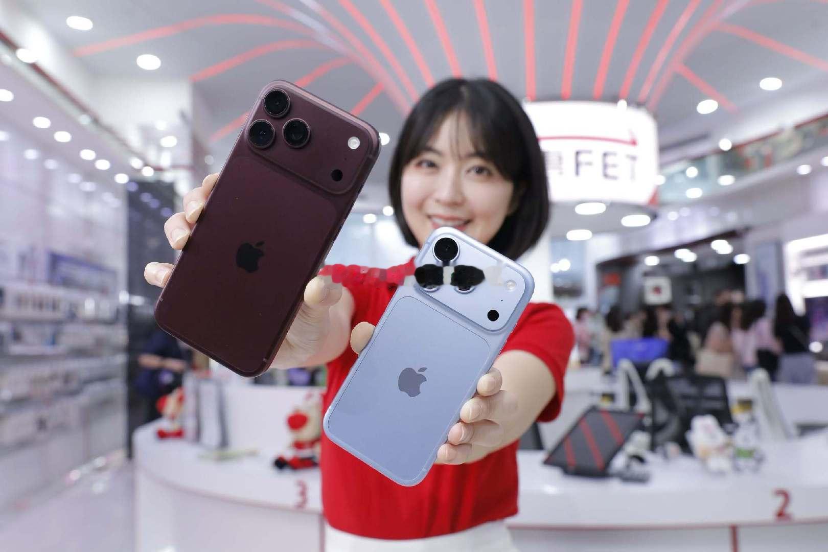 苹果18 pro/Max 尺寸对比图 ​