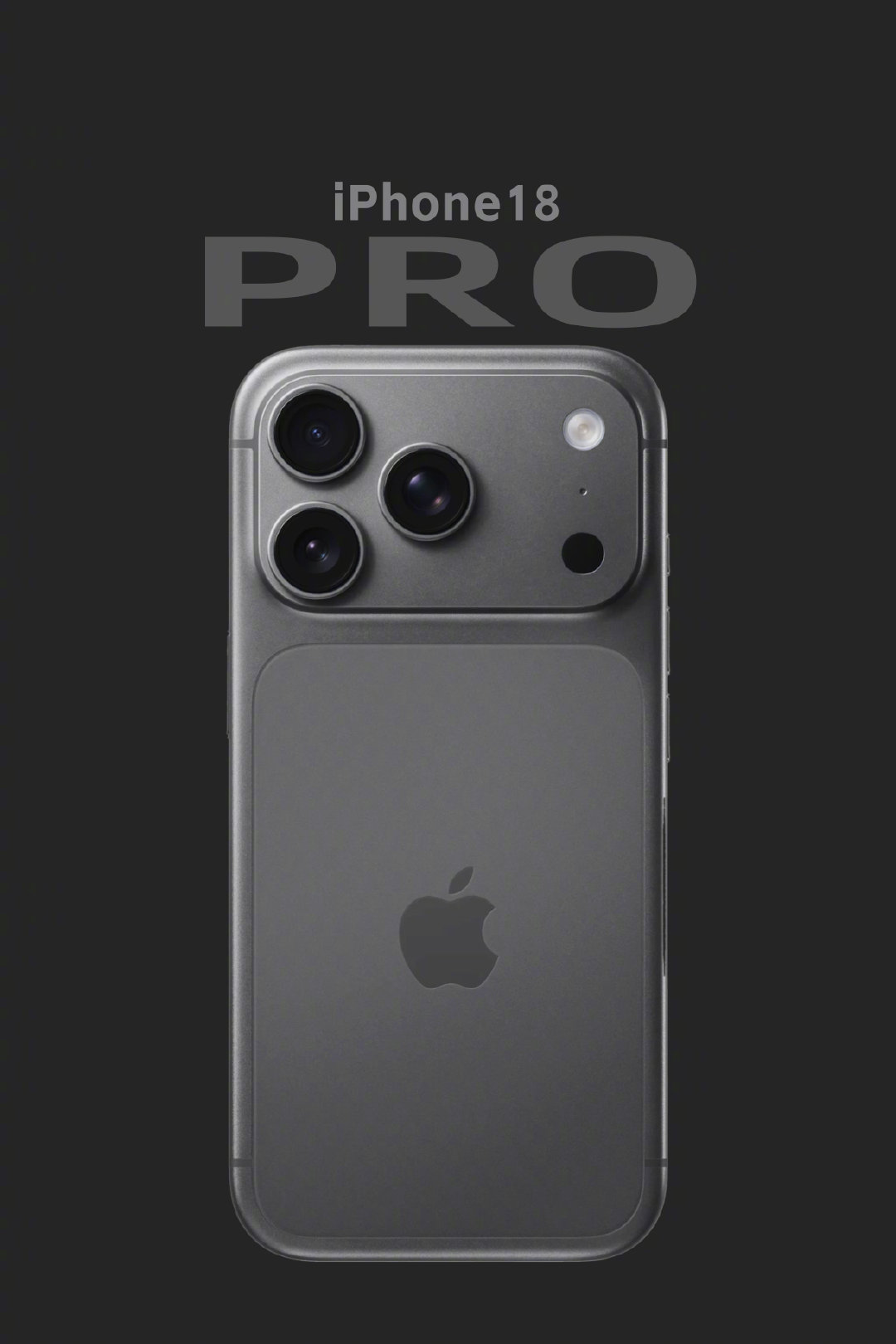今年iPhone18 Pro的银色版本不再是以往那种亮调的银白，色调偏...