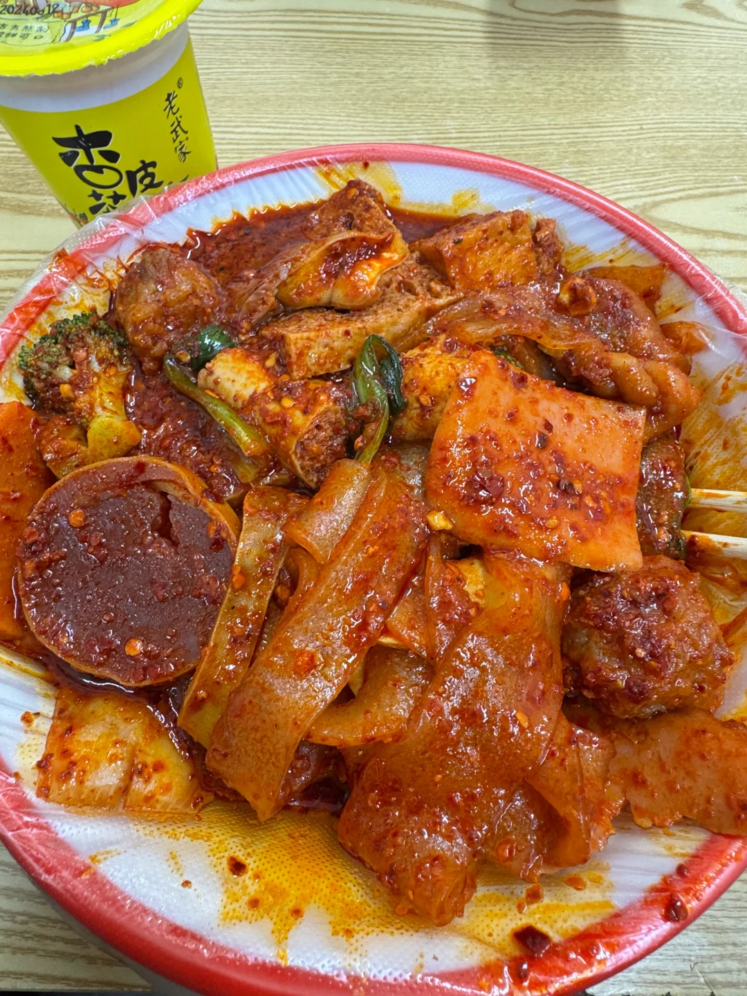 挑战天水麻辣烫失败哈哈哈