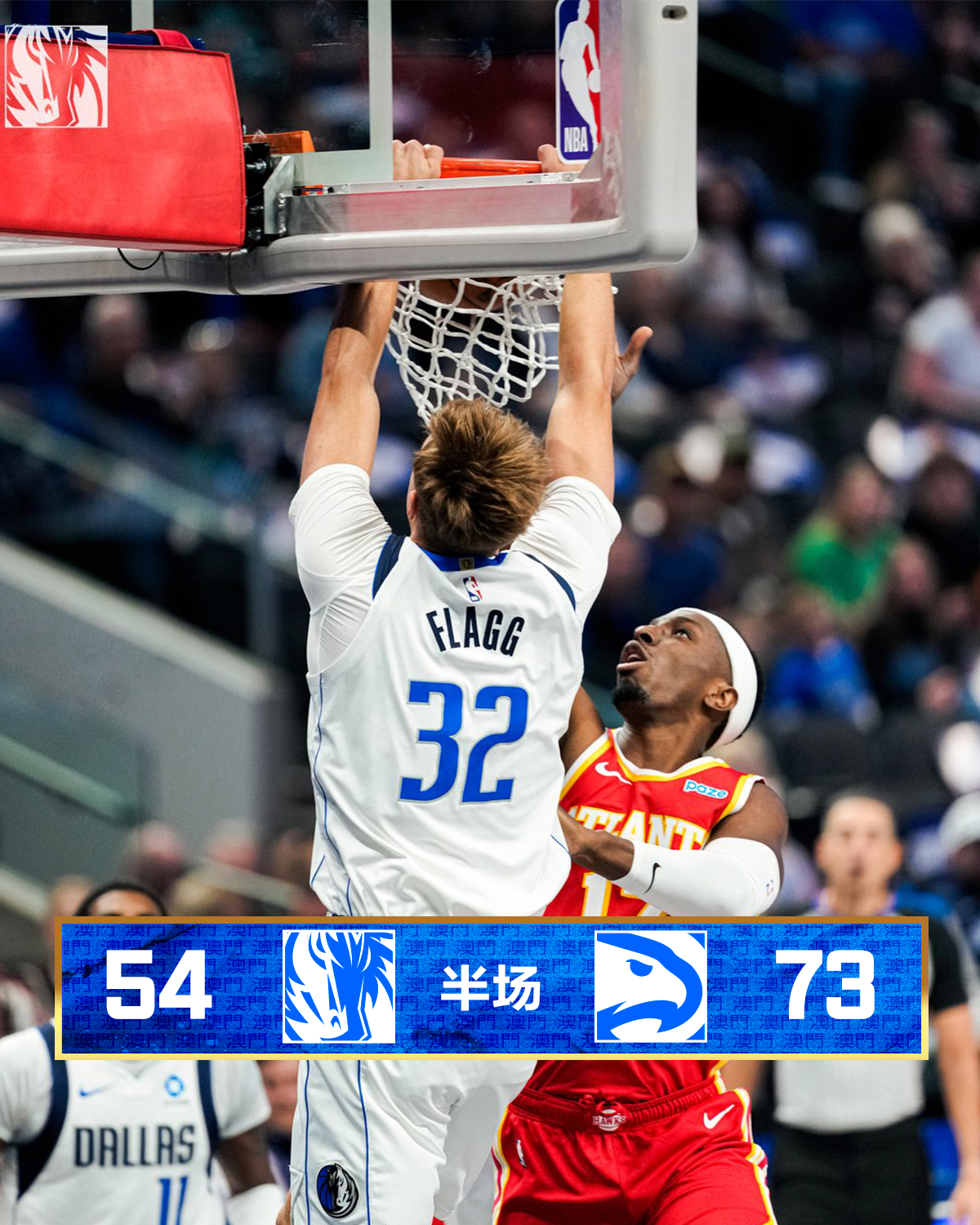 半场比赛结束🆚我侠54比73老鹰🤠12分9篮板4助攻🤠12分1篮板3助攻🤠华盛顿6分3篮板达拉斯独行侠[超话] ｜mffl ｜独行侠vs老鹰 ​​​
