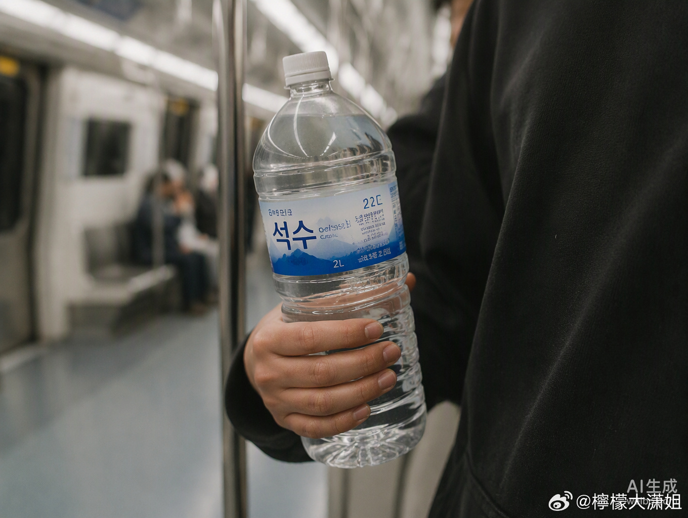 手里拎着2L的大瓶水，在地铁里像扛着某种沉默的武器。

最近“喝大水”这个梗火得莫名其妙又理所当然。当大家还在讨论奶茶的甜度、咖啡的产地时，一群年轻人已经默默换上了最朴素的纯净水，并且开始信奉一套“强者喝大水，弱者喝饮料”的理论。

这其实和之前孙怡唐艺昕面对混乱场面时的“幸福者退让” ​