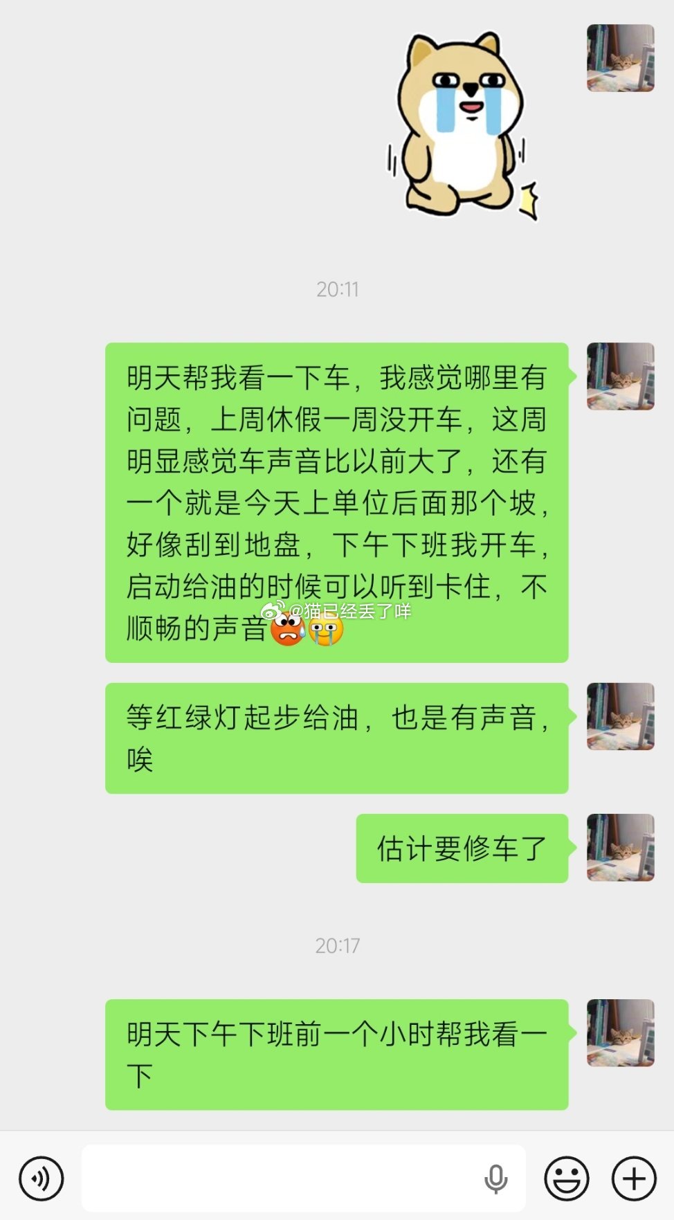 老司机们，能不能看出来我的车问题大不大，烦死了 ​
