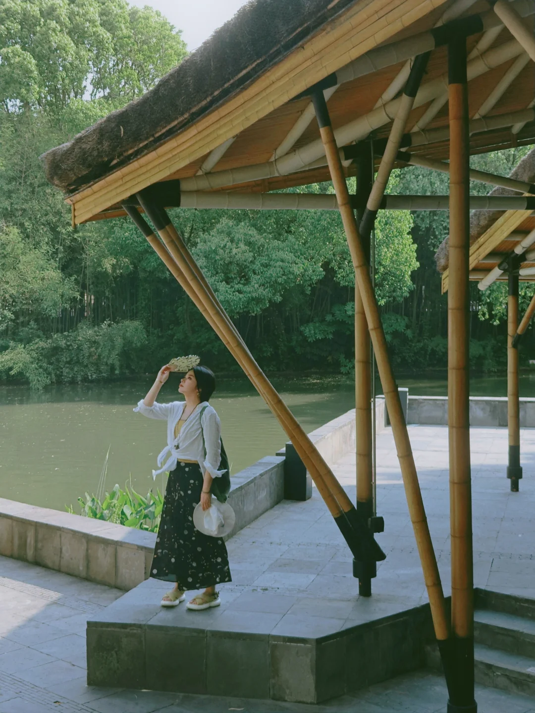 为了这个竹子搭的“稻草屋”，我又来松江了