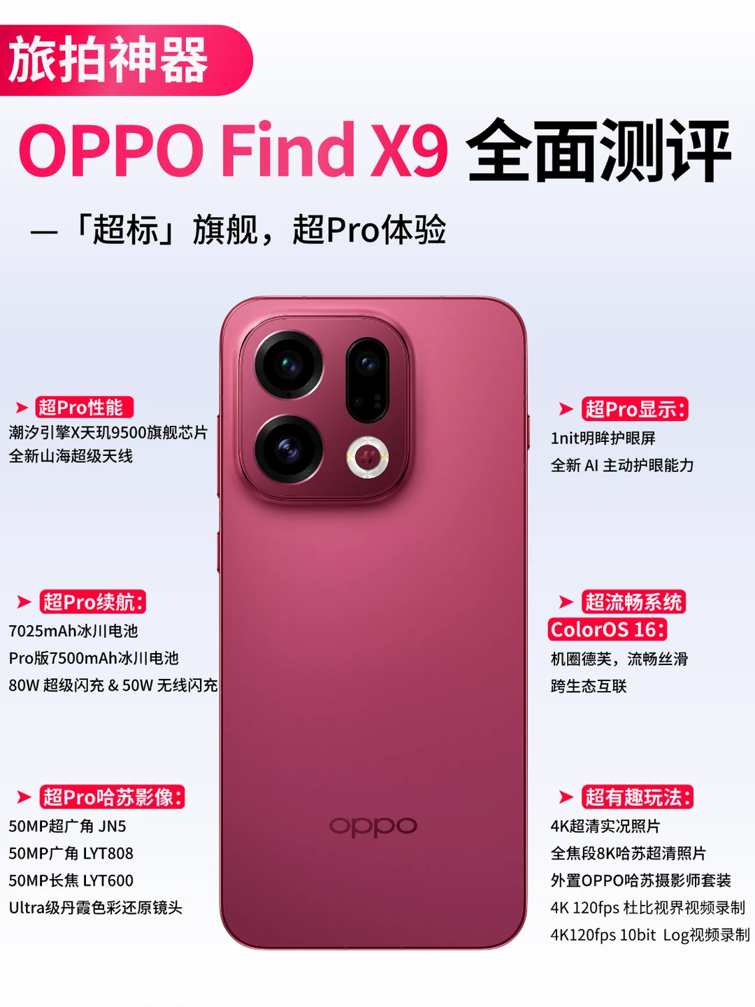 真旅拍神器👉OPPO Find X9全面测评