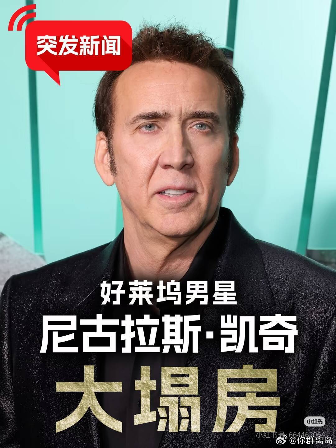尼古拉斯凯奇塌房了 ​