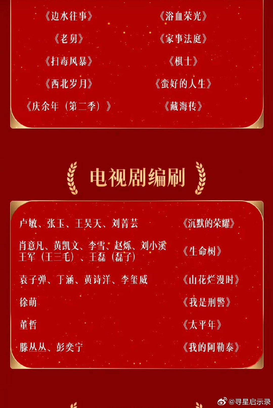 #金鹰奖 错别字# 哈哈哈哈哈哈这是Ai写的吗？
金鹰奖 你别太离谱🫪！！！！！果然世界是个巨大的草台班子[允悲][允悲][允悲] ​