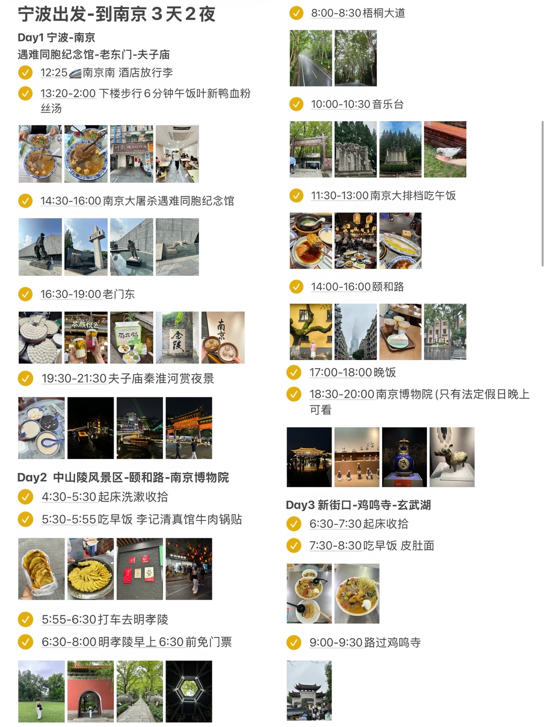 对自己的南京攻略满意到睡不着觉……