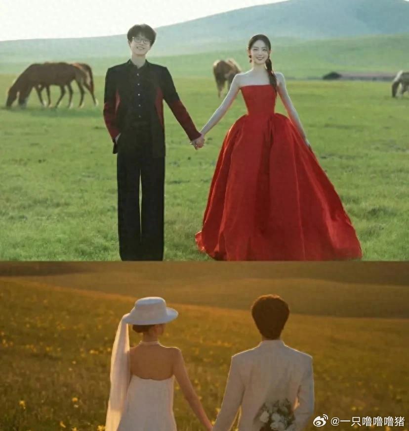 40岁许嵩婚后牵冯禧逛商场被偶遇，网友：别的明星忙拍戏，这俩人怎么天天在逛街 ​