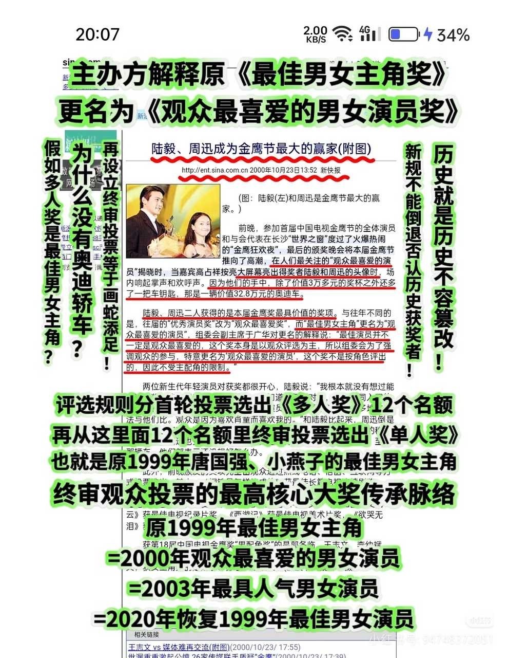观众最喜爱的女演员奖就是金鹰视后啊有啥问题吗 ​