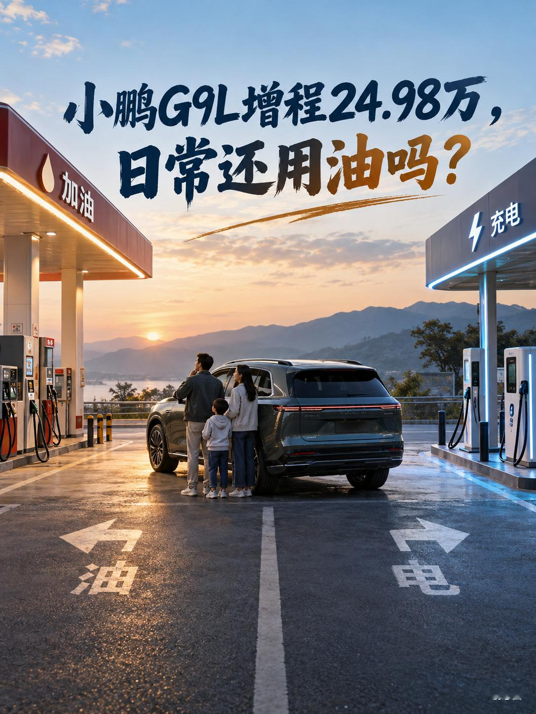 小鹏G9L增程版限时24.98万，买它的人真会经常加油吗？
G9L超级增程1602四驱Ultra SE限时24.98万元，官方标称CLTC纯电续航435公里。家里有桩的人也许长期当电车开；没桩的人可能又会频繁去公共桩。增程器是长途底气，但日常补能习惯才决定它值不值。
你买增程车后，实际会用油多还是用