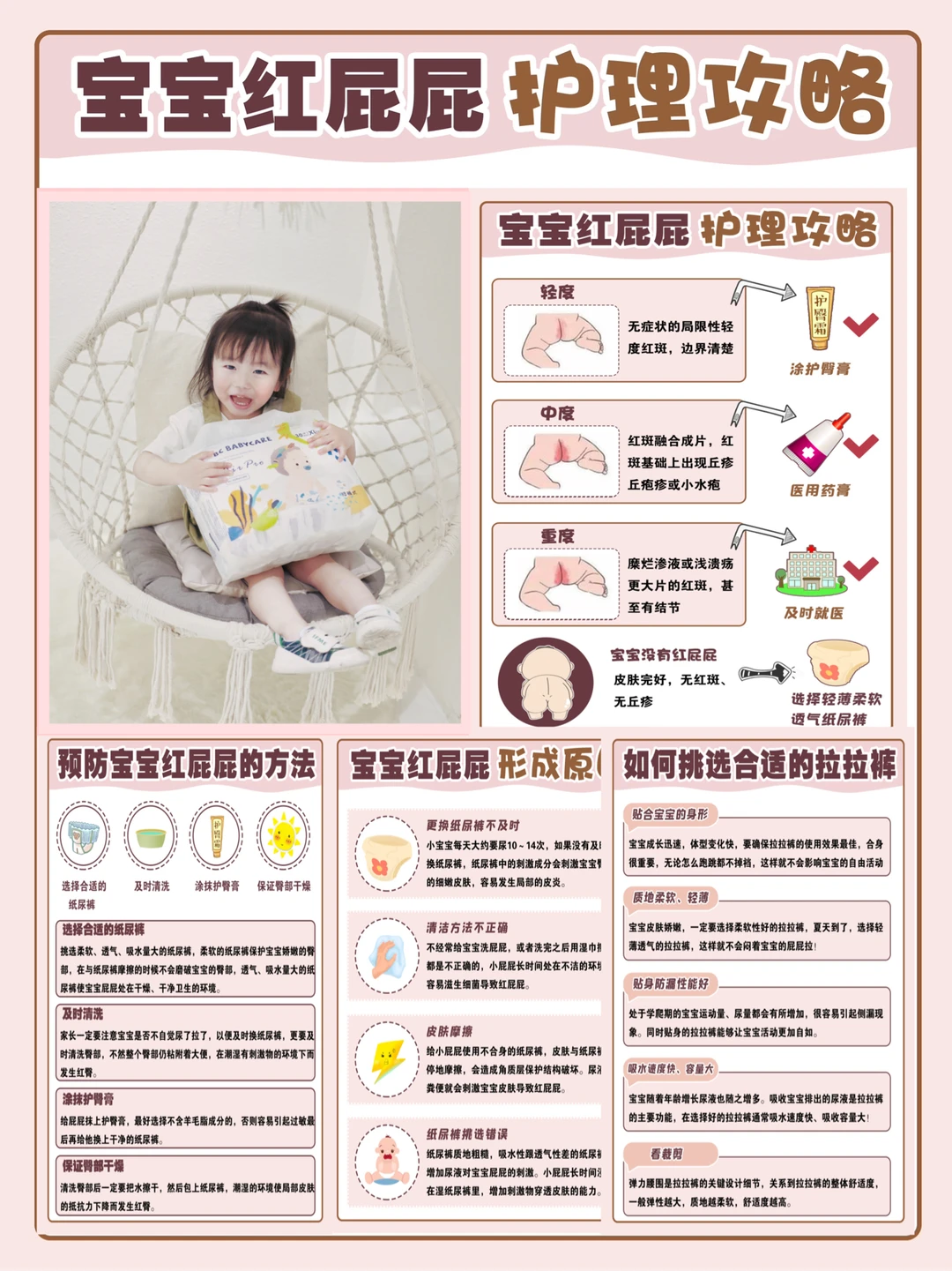 夏季宝宝红屁屁大作战｜护理全攻略