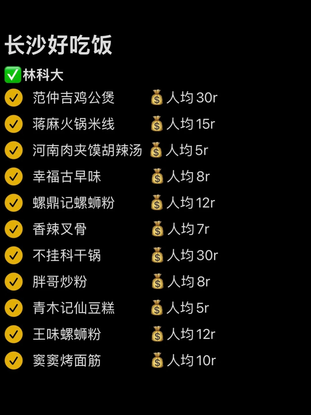 朋友一直认为长沙的好吃饭（已吃过版）