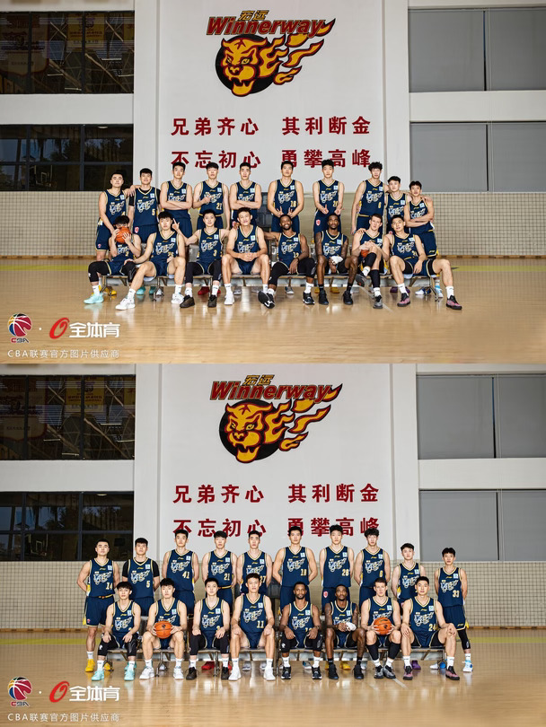 广东东阳光队CBA新赛季官方写真定妆照