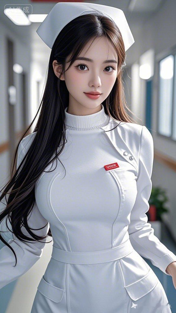 温柔可人的护士小姐姐，白大褂下的美丽与专业并存！👩‍⚕️💕