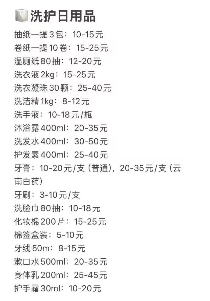 3242
独居一定要知道的正常物价常识！！！ ​