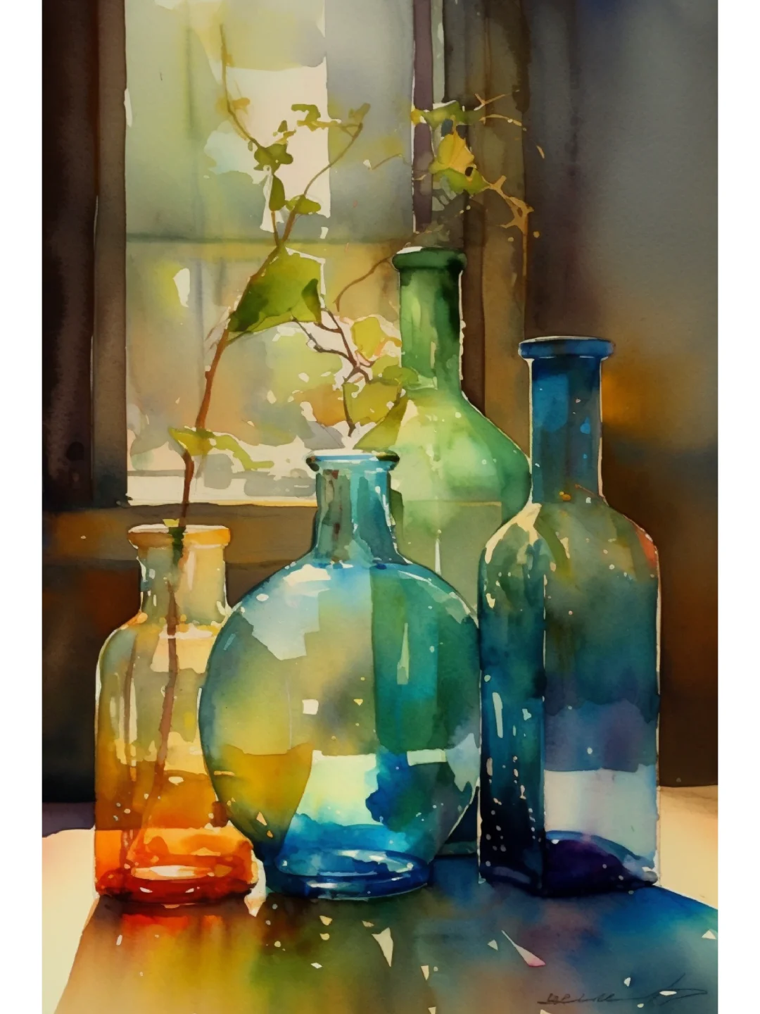 水彩 瓶瓶罐罐(二)