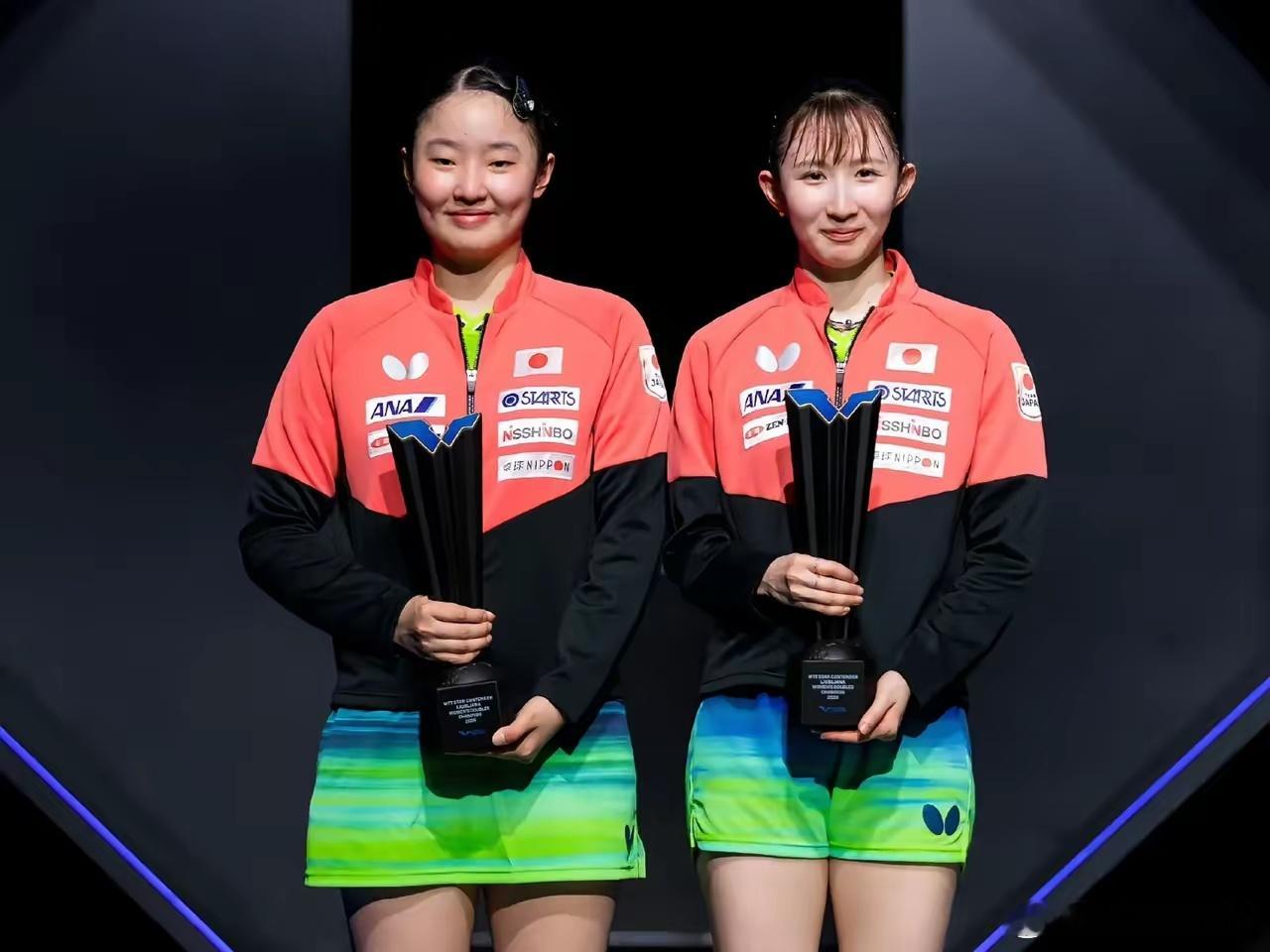 女双奖牌榜(6月21日），日本组合获得冠亚军！2026WTT球星挑战赛...