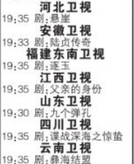 目前逐玉已上星四个卫视了[流鼻血] ​