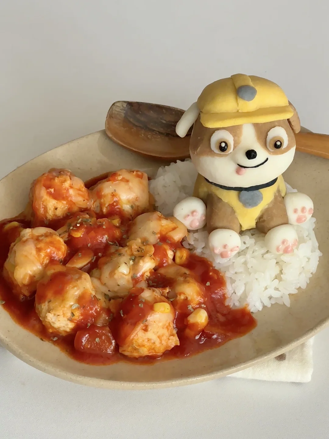 🐾🍅汪汪队茄汁芝士肉丸饭
