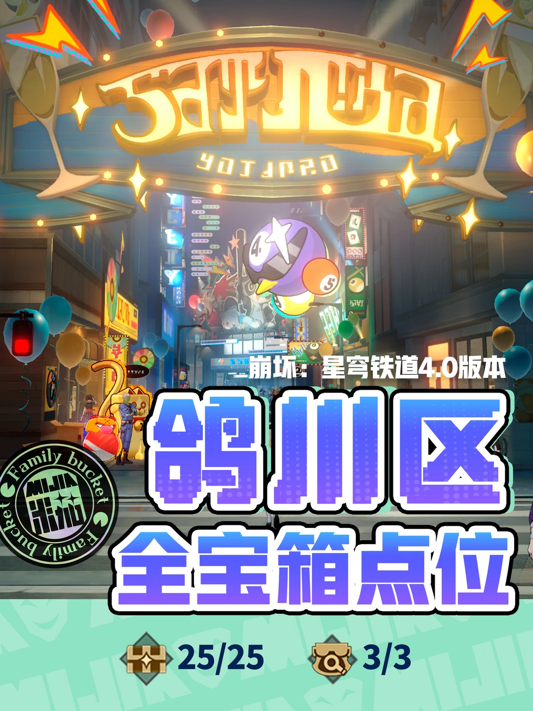 星铁4.0「鸽川区」宝箱位置攻略