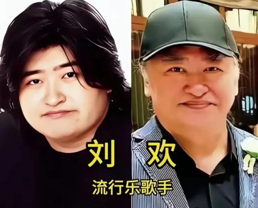 刘欢韦唯这对乐坛前辈的今昔对照，把一代人的青春直接拽回眼前。刘欢早年长发蓄须，往台上一站就是浑厚苍凉的硬汉气，如今六十出头，鬓角挂了霜，眉眼软了，可那股子熟人脸的亲切一点没散。韦唯当年顶着亚洲第一女歌星的名号，‌《亚洲雄风》一出来谁心里不燃一下，现在脸上有纹路了，笑起来还是大方、还是镇得住场。咱们追