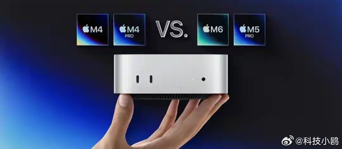 新款Mac mini正式开售，分为M6与M5 Pro两个版本。外观沿用...