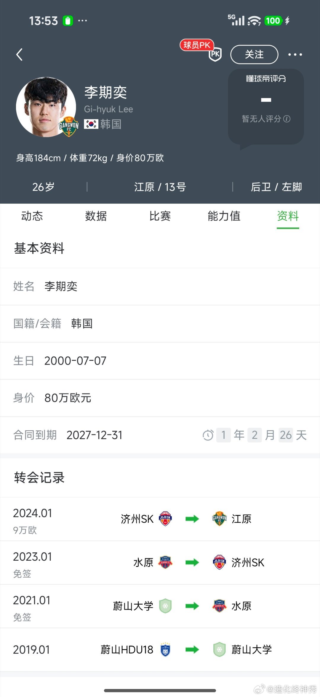 全能型后卫+防守中场 后腰 替代spa2选一 欧洲都可以主力 #北京国安[超话]# ​