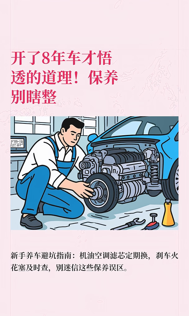 开了8年车才悟透的道理！保养别瞎整