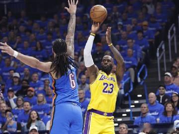 NBA   俄克拉荷马雷霆VS洛杉矶湖人<br />攻防绞杀！雷霆锁局...