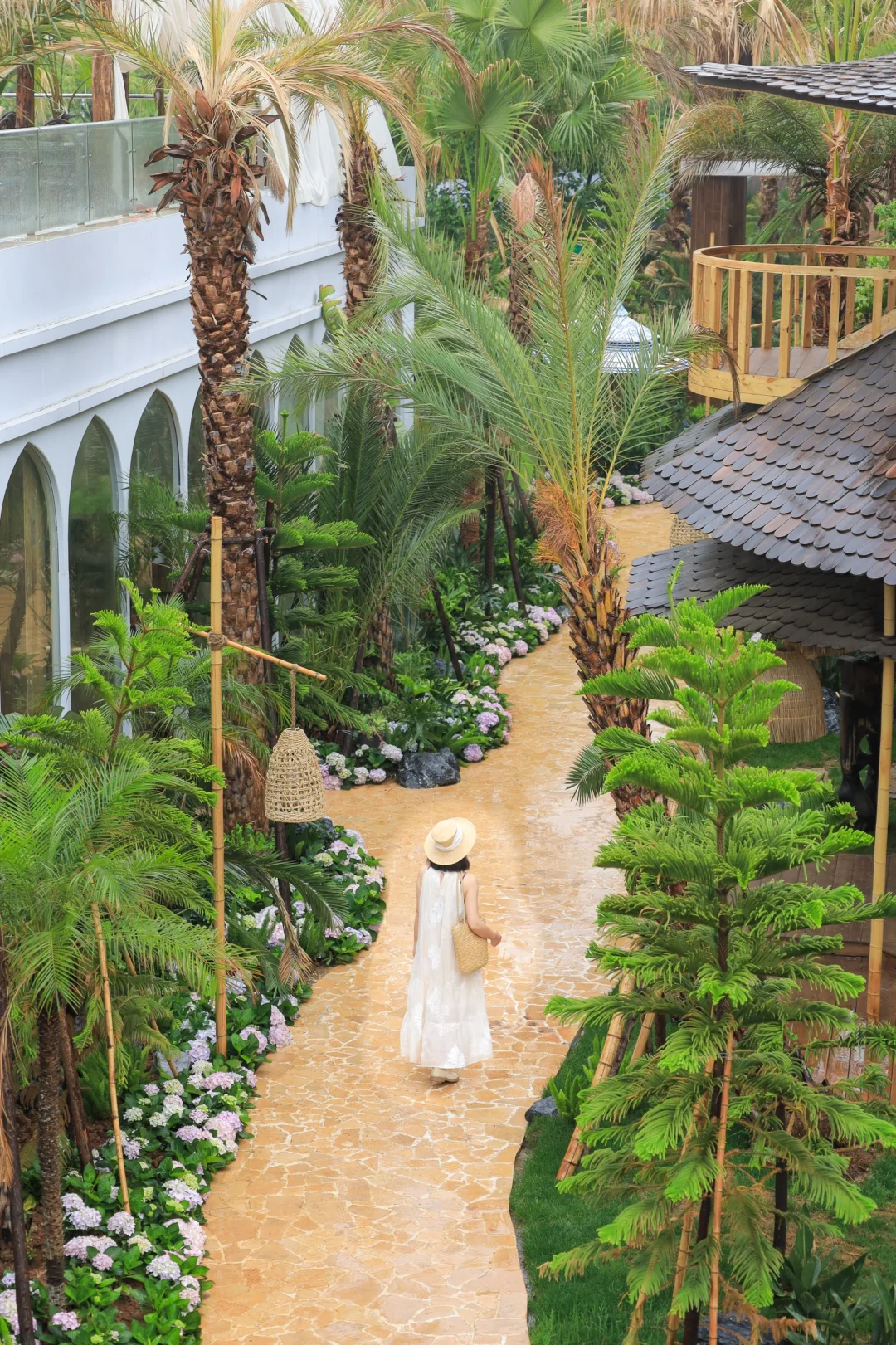 没去国外❗️在武汉❗️仿佛在东南亚小岛秘境