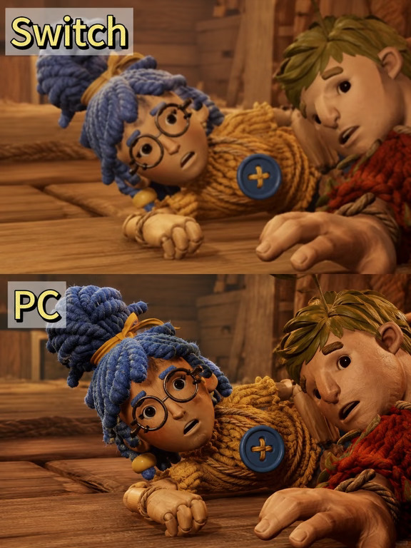 怎么PC和Switch画风差这么多