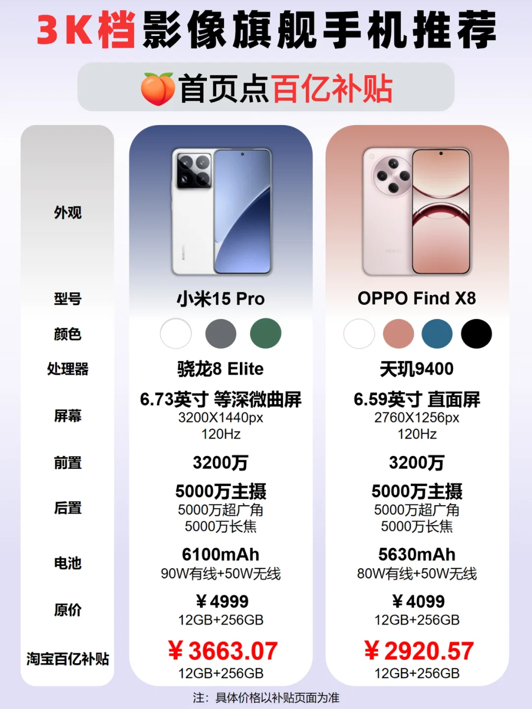 3K档影像旗舰机‼️百亿补贴抄底价攻略✅️