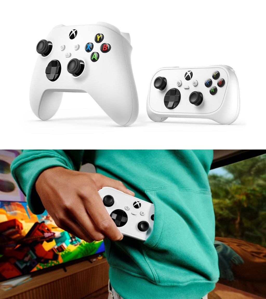 Xbox 迷你手柄XBOX Nano Controller发布，它小巧到可以放进口袋，适合旅行时携带，11月4日发售，售价49美元。#XBOX推出口袋手柄##XBOX口袋手柄# ​​​​