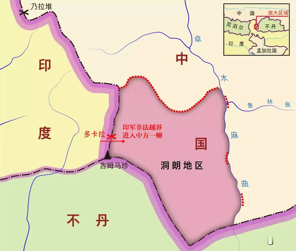 中印边境纠纷全部过程中，印度一方在战略机会的把握上近乎完美，每次出手都是卡在我们最难受的节点上。有人说，如果中印之间再爆发战争，直接打出新德里二期。其实，还是不要过于乐观。倒不是说印度有多强，是我们需要应对的方向太分散。即使对越自卫反击战，我们都在东北、内蒙陈重兵，何况现在东海、南海、台海都挺乱。