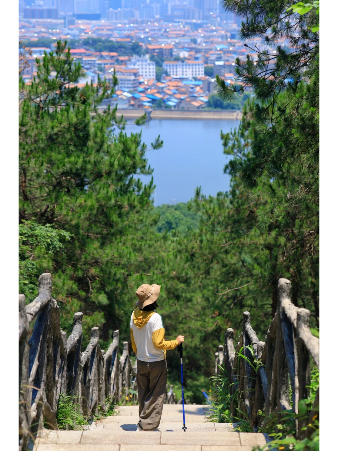 武汉宝藏徒步地/20min穿越竹海山顶看海❗️