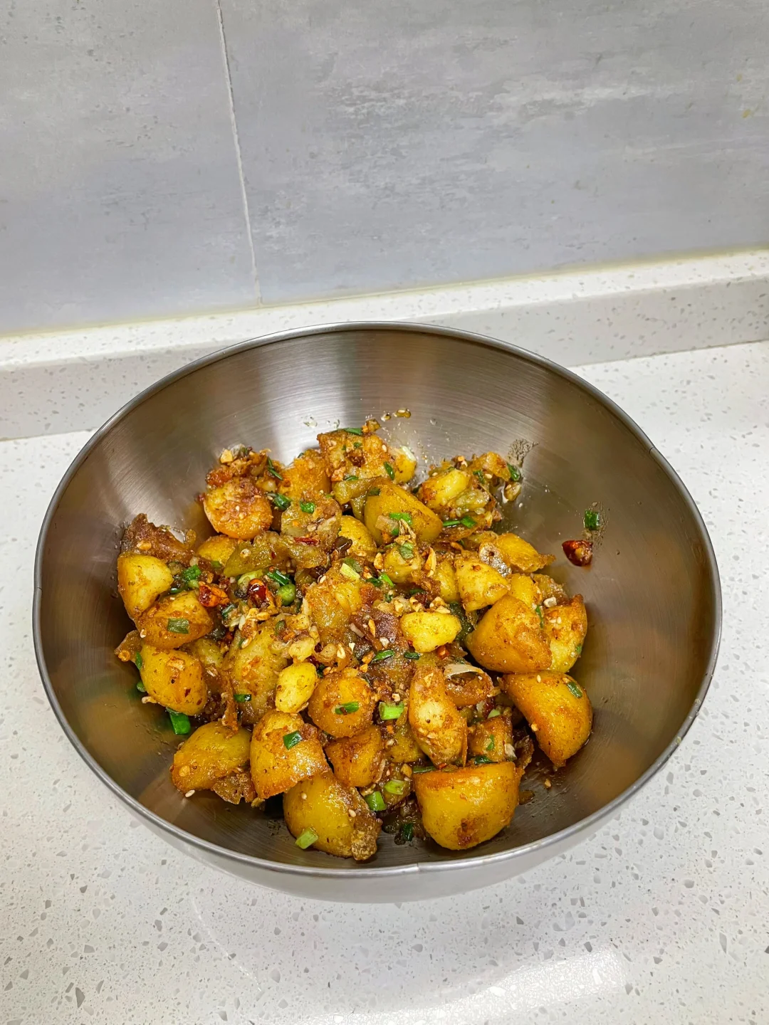 路边摊同款锅巴洋芋，外酥里嫩超级好吃🤤