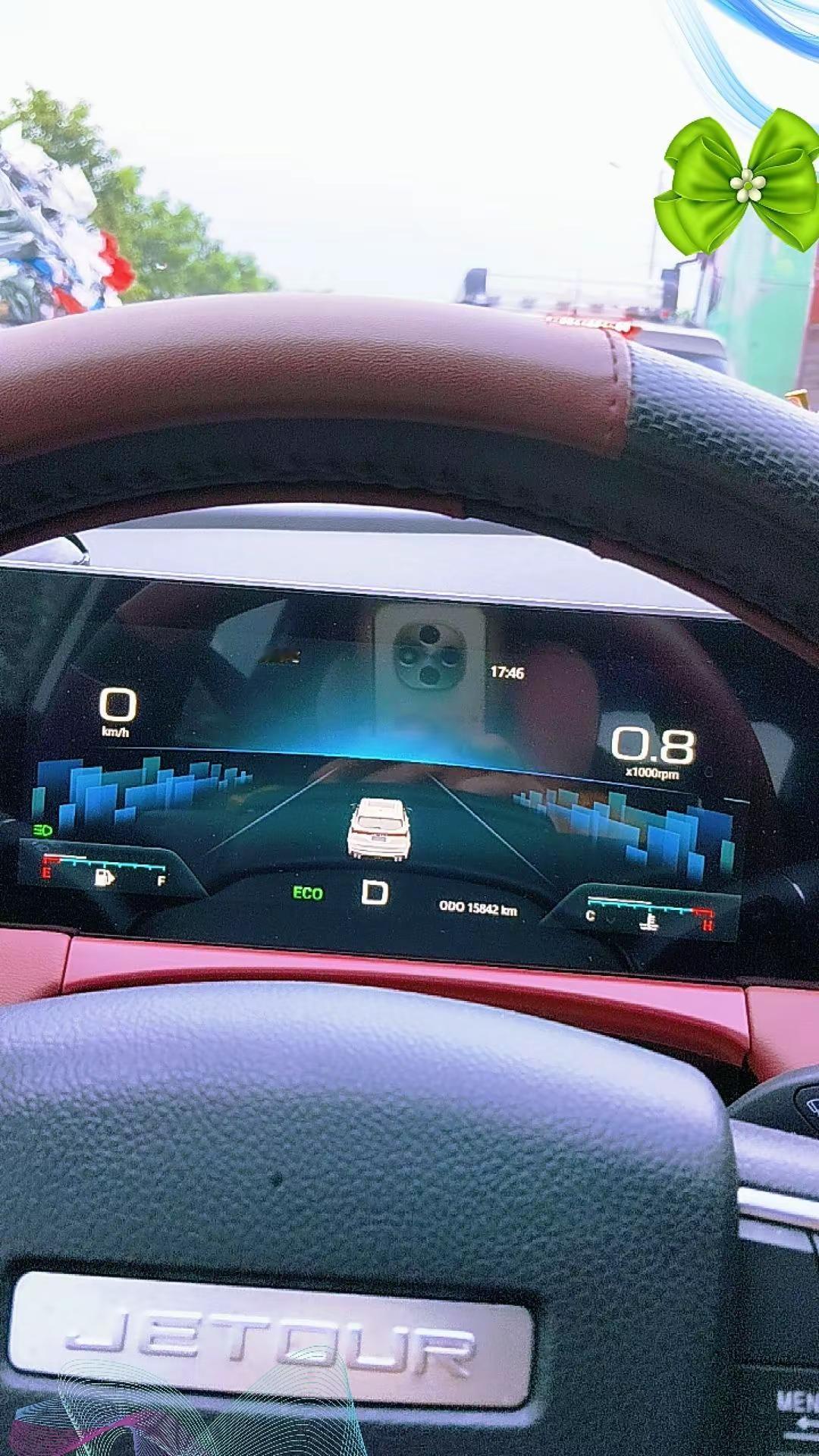 严重堵车