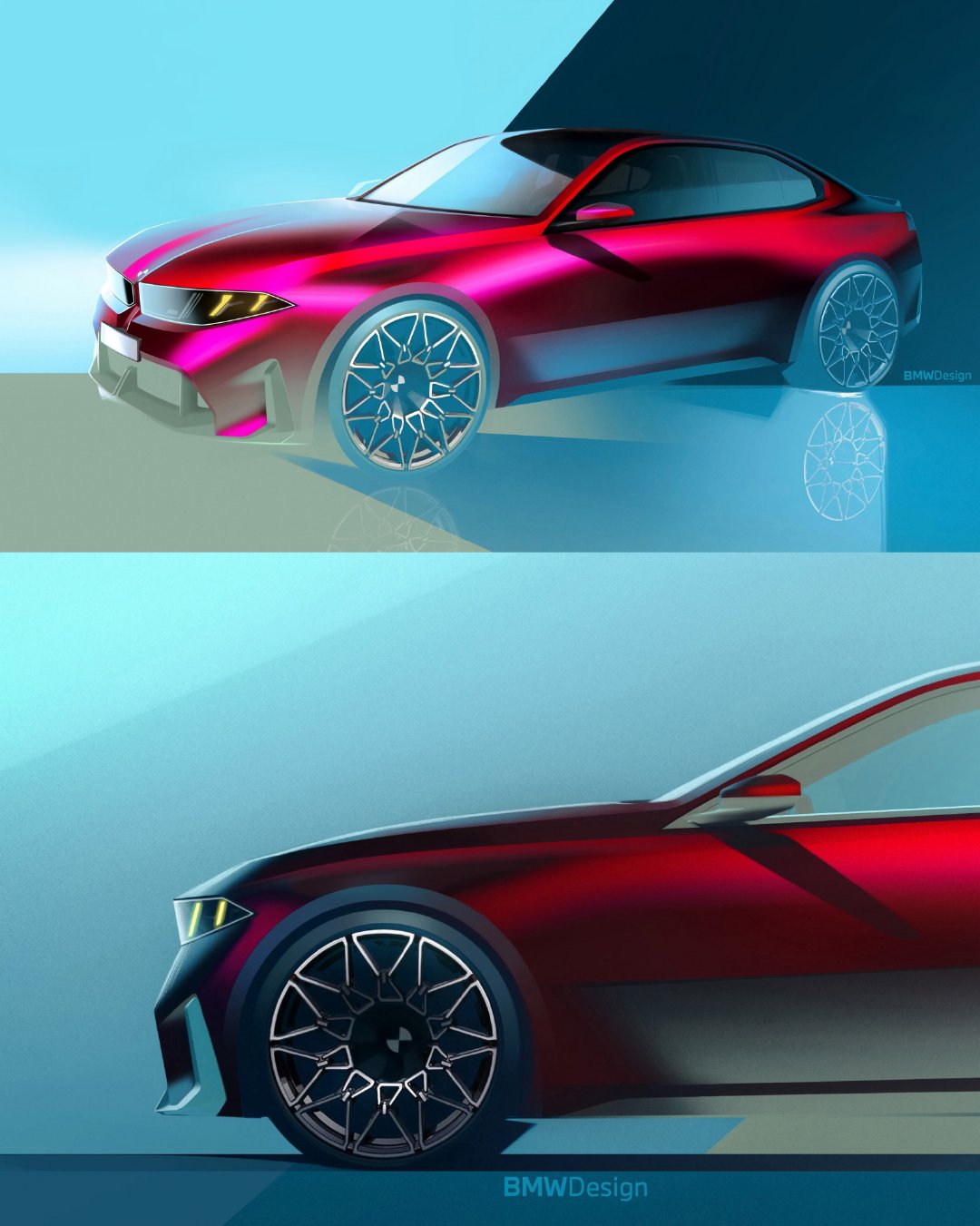 新世代宝马M350设计图纸 ​