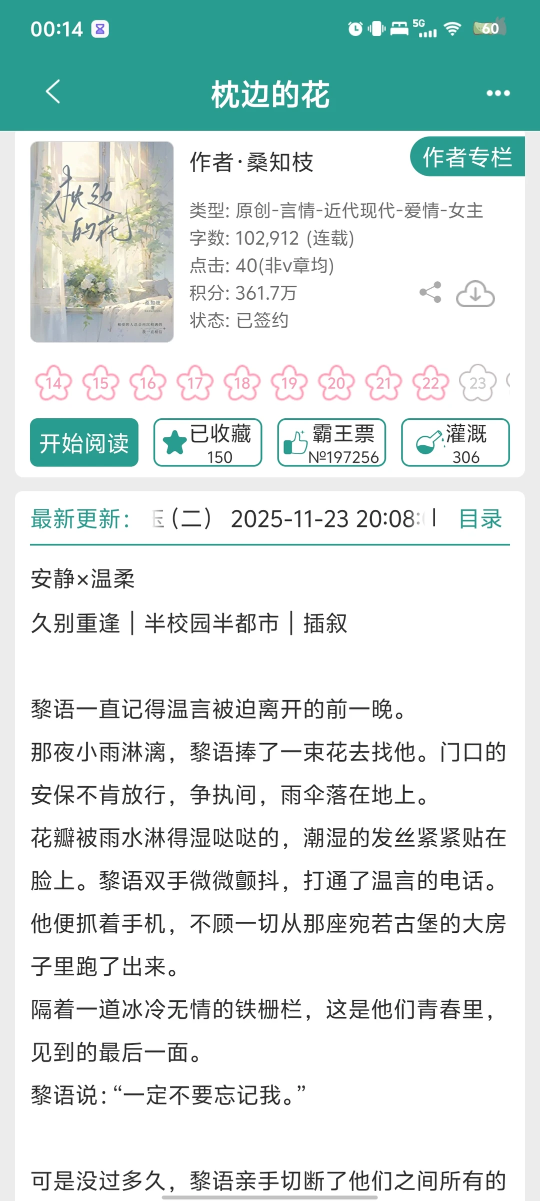 久别重逢！细水长流的爱情超好看！！