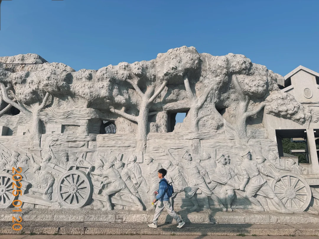 寒假遛娃-打卡起义门公园