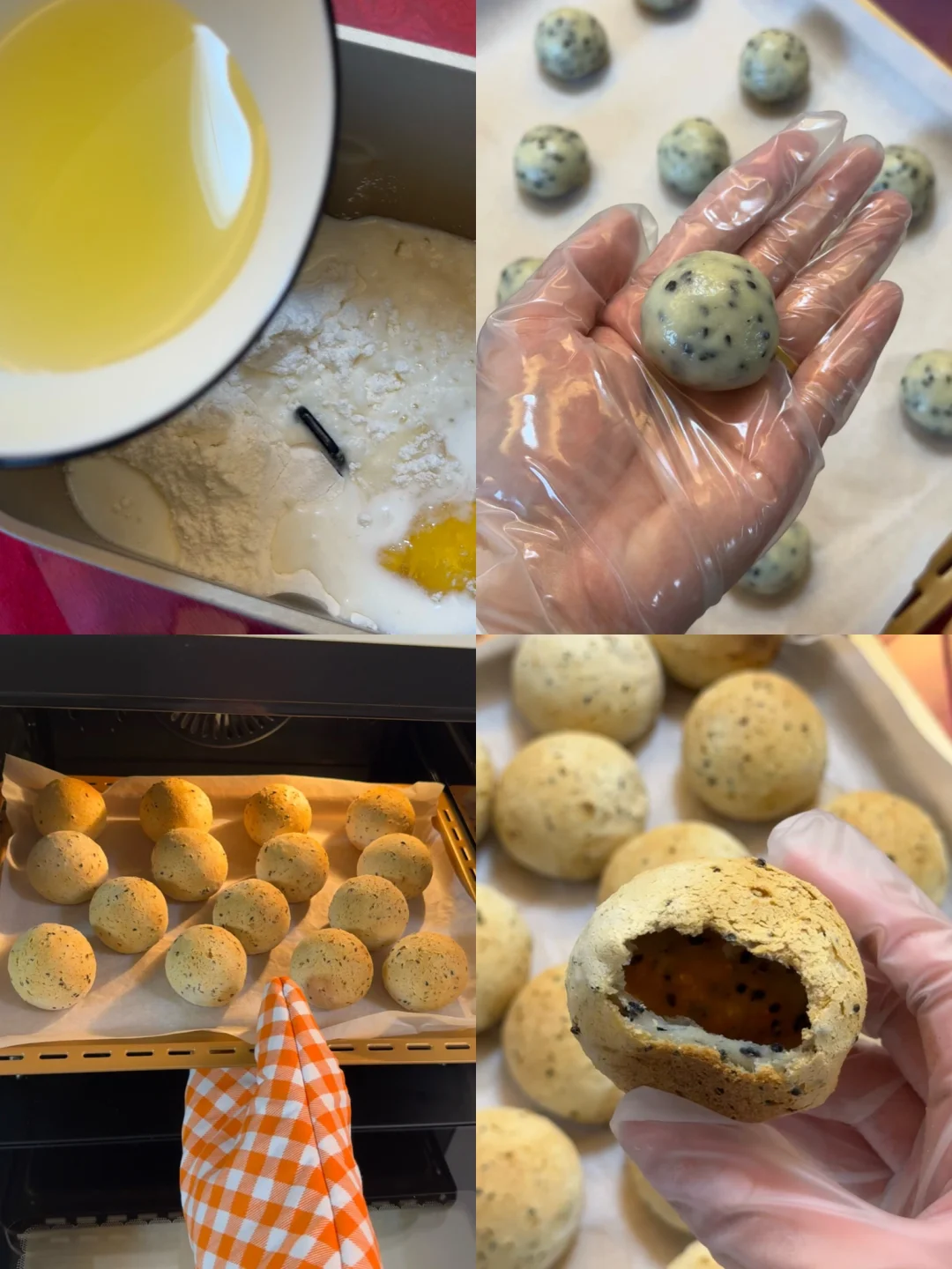 面包机做空心麻薯/不塌陷/大空心！！！