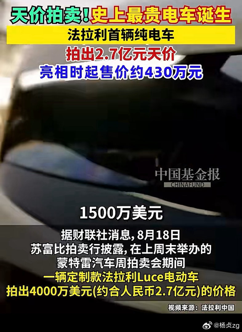 欧洲这套拍卖叙事延续了百年的老套路用于塑造价值、引导市场认知2.7亿的...