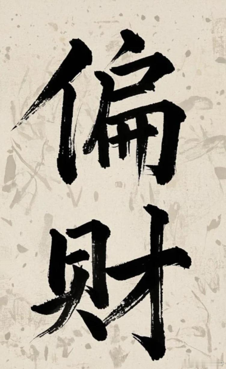 你开始有偏财运了
偏财代表意外之财、非固定收入。比如投资收益、彩票中奖、遗产继承、馈赠等方面的财富。它的性质比较不稳定，不像正财（通过稳定工作、经营生意等按部就班获得的收入）那样有规律
在命理分析人物性格时，偏财旺盛的人通常比较慷慨大方、豪爽，善于社交和把握机会。他们有较强的投机心 ​
