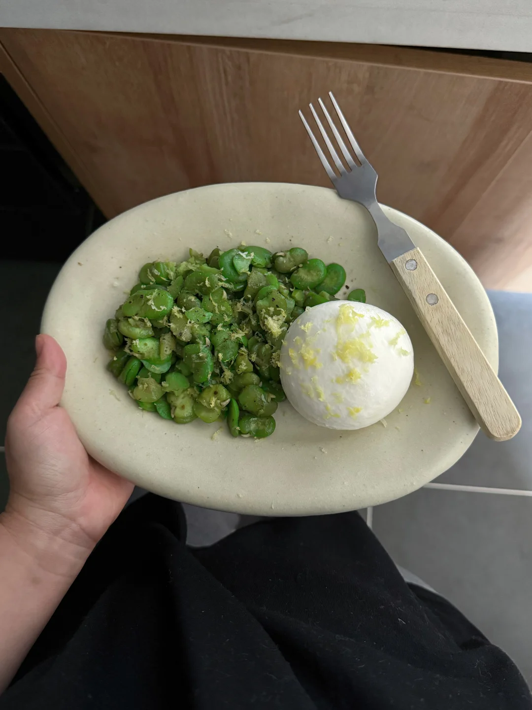 离谱又惊艳！漂亮白人饭（🫛蚕豆Burrata）