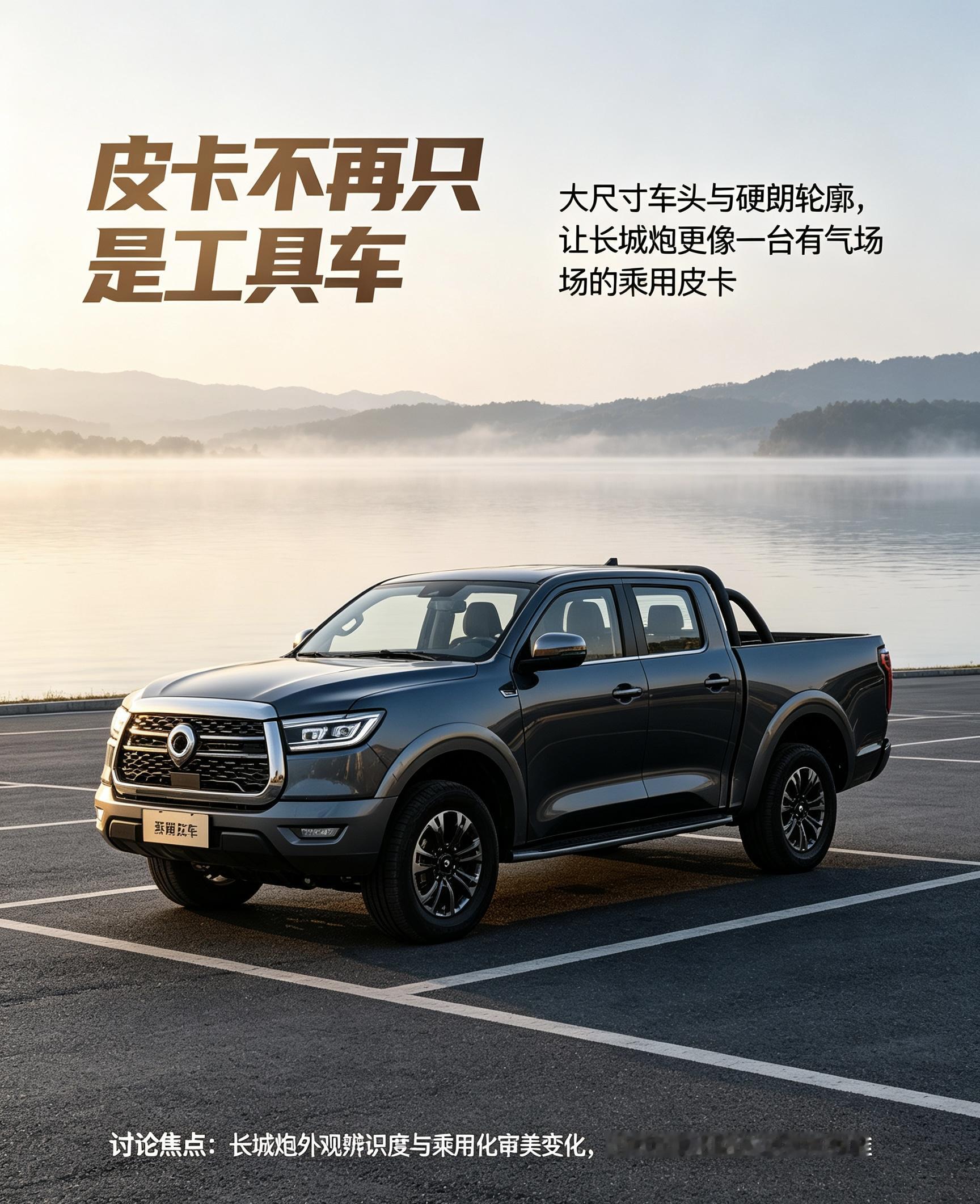 长城炮外观兼顾硬朗乘用