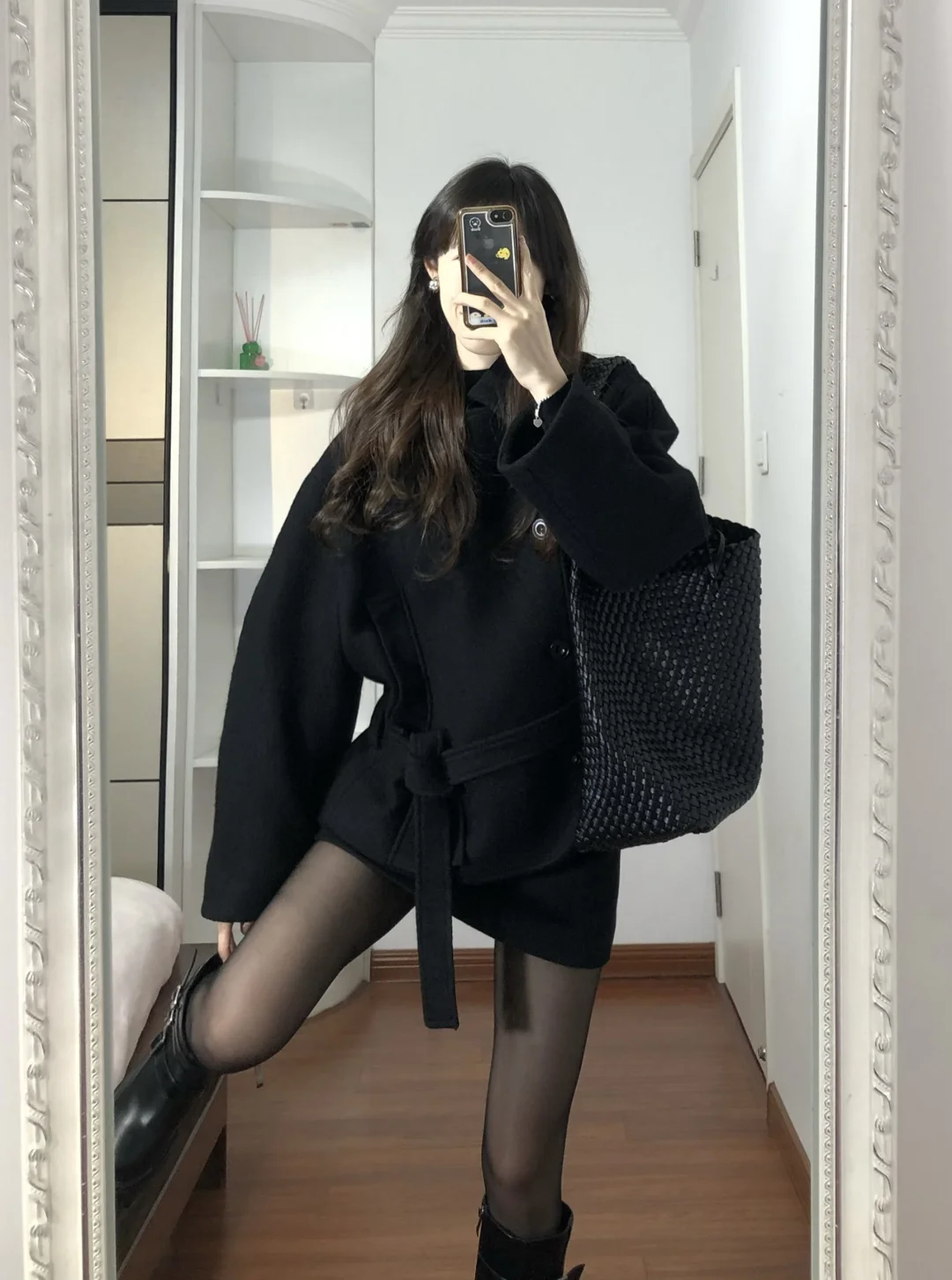 今年第一件黑色大衣